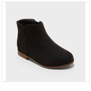 Toddler Penelope Zipper Boots - Cat & Jack™ Black Size 7T new